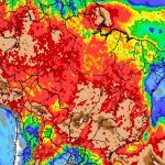 Previsão do tempo: tendência de chuva para dez dias no Brasil