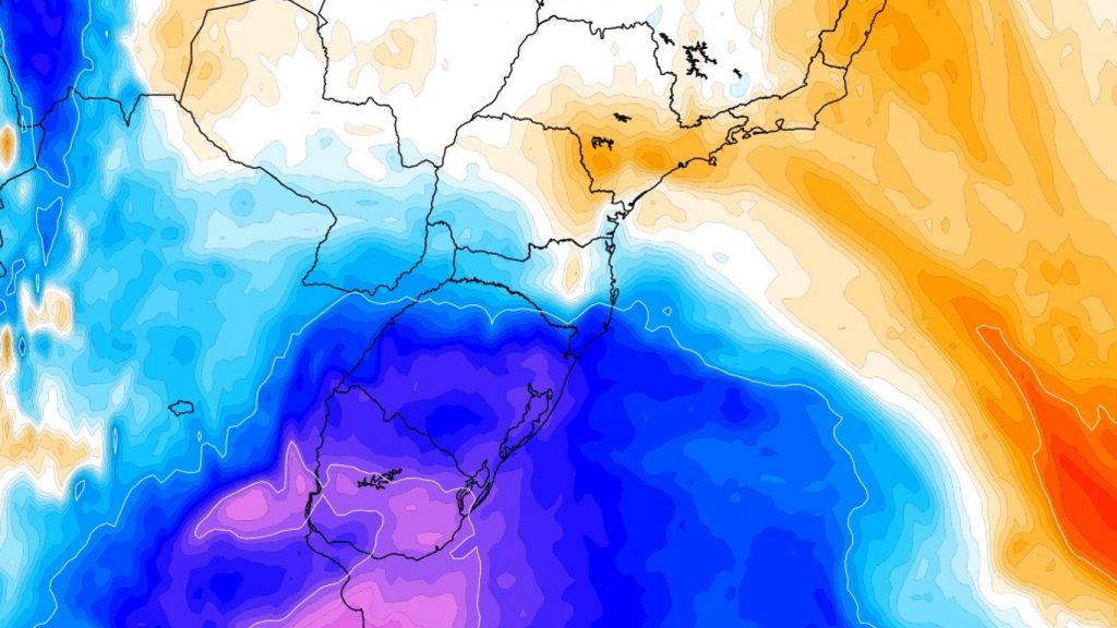 Massa de ar frio chega, traz grande refresco e causa vento acima de 80 km/h