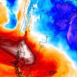 América do Sul virada: 0ºC com geada no Brasil e calor de 42ºC na Patagônia