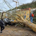 Ciclone bomba com vento acima de 200 km/h provoca calamidade em Portugal