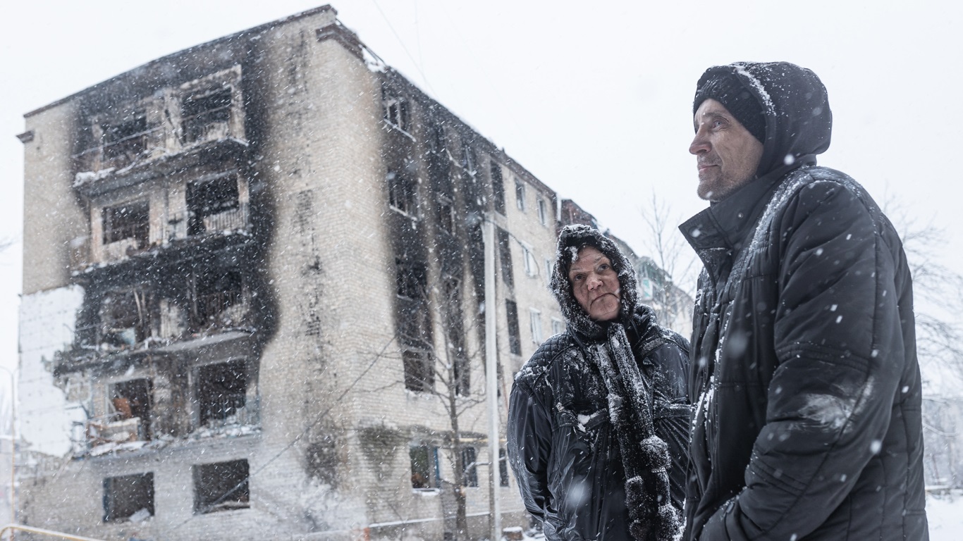 Frio na guerra da Ucrãnia