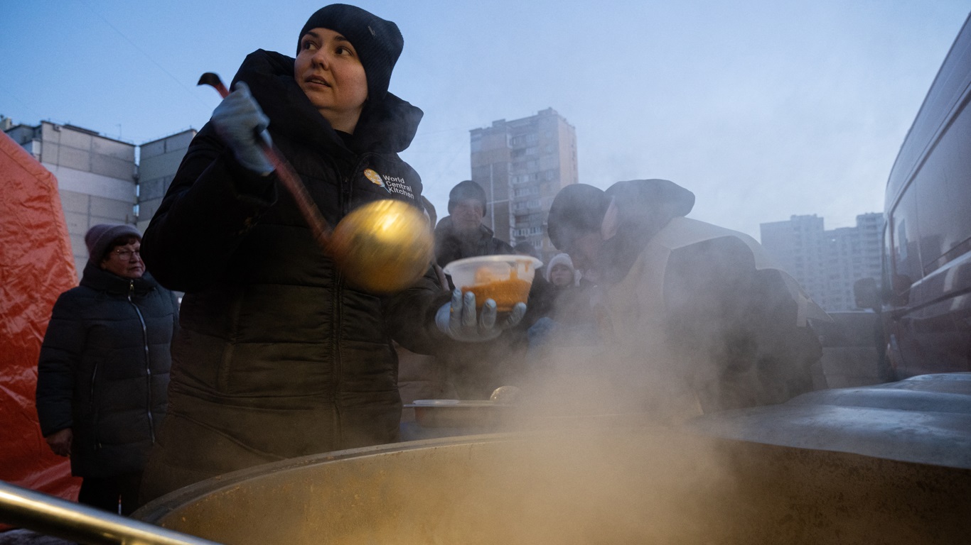 Frio na guerra da Ucrãnia