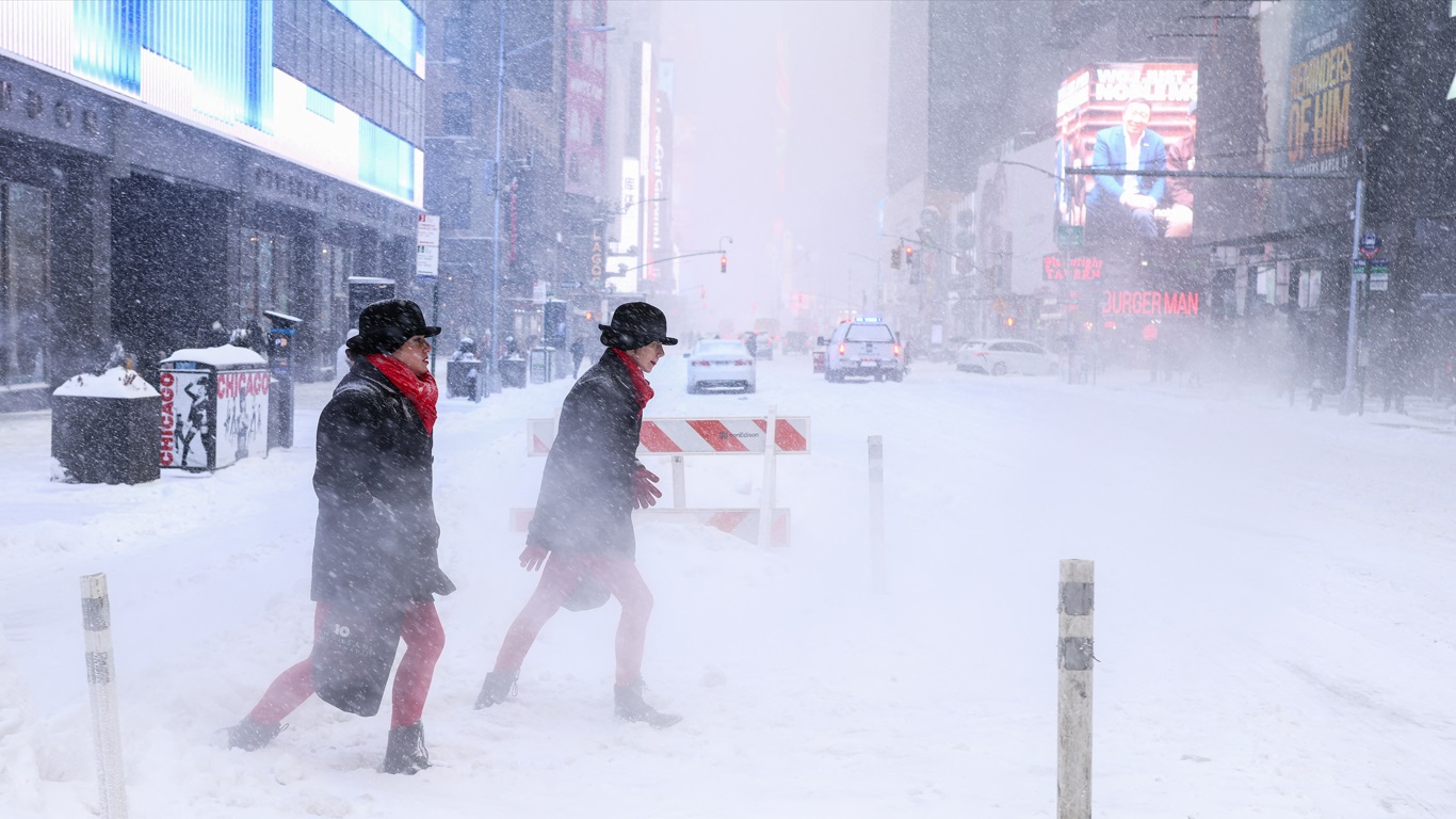 Ciclone bomba nos Estados Unidos