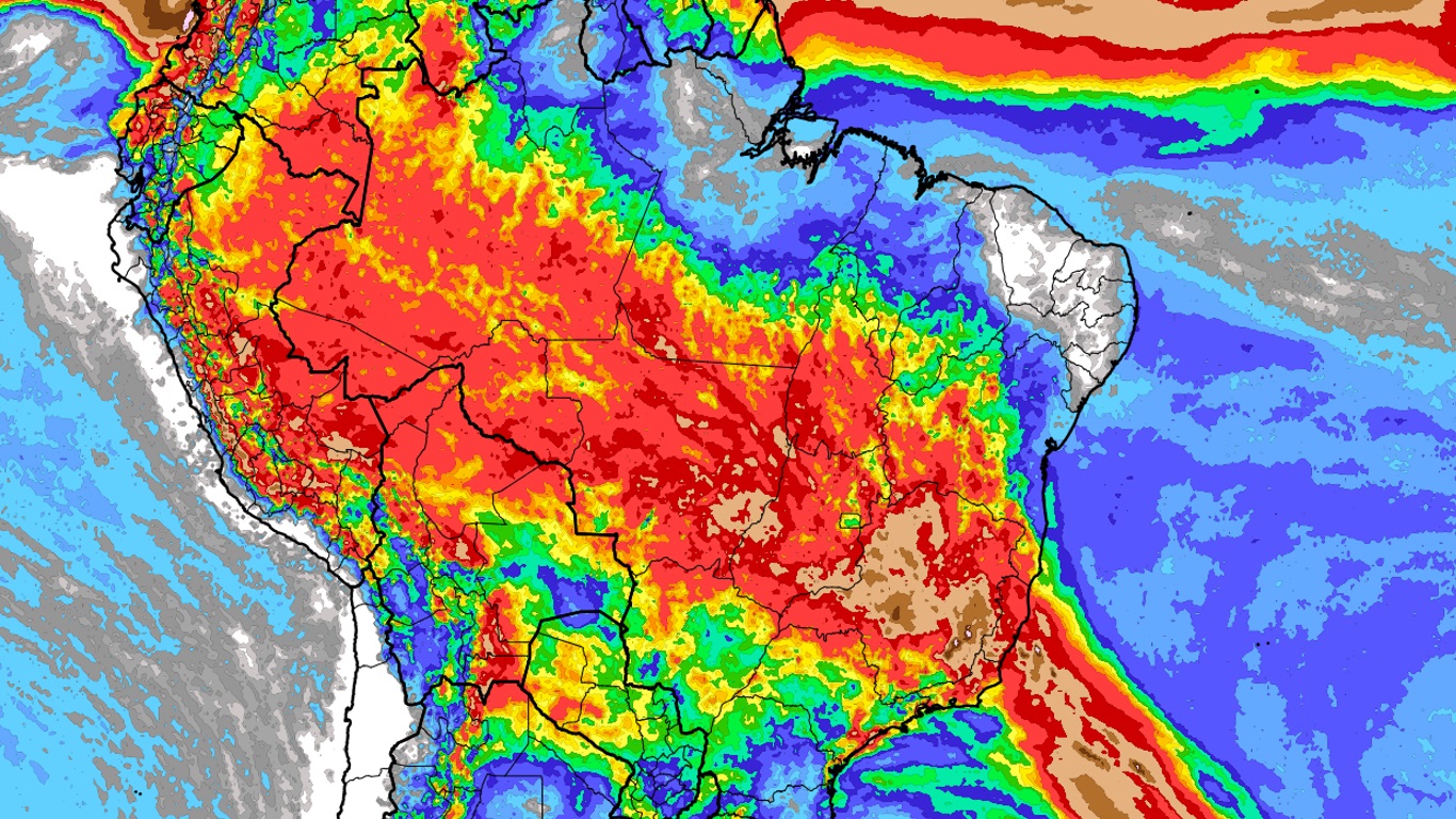 Primeira ZCAS de 2026 trará chuva de até 300 mm; veja os estados sob risco Primeiro episódio do ano da Zona de Convergência do Atlântico Sul vai provocar muita chuva no Centro do Brasil
