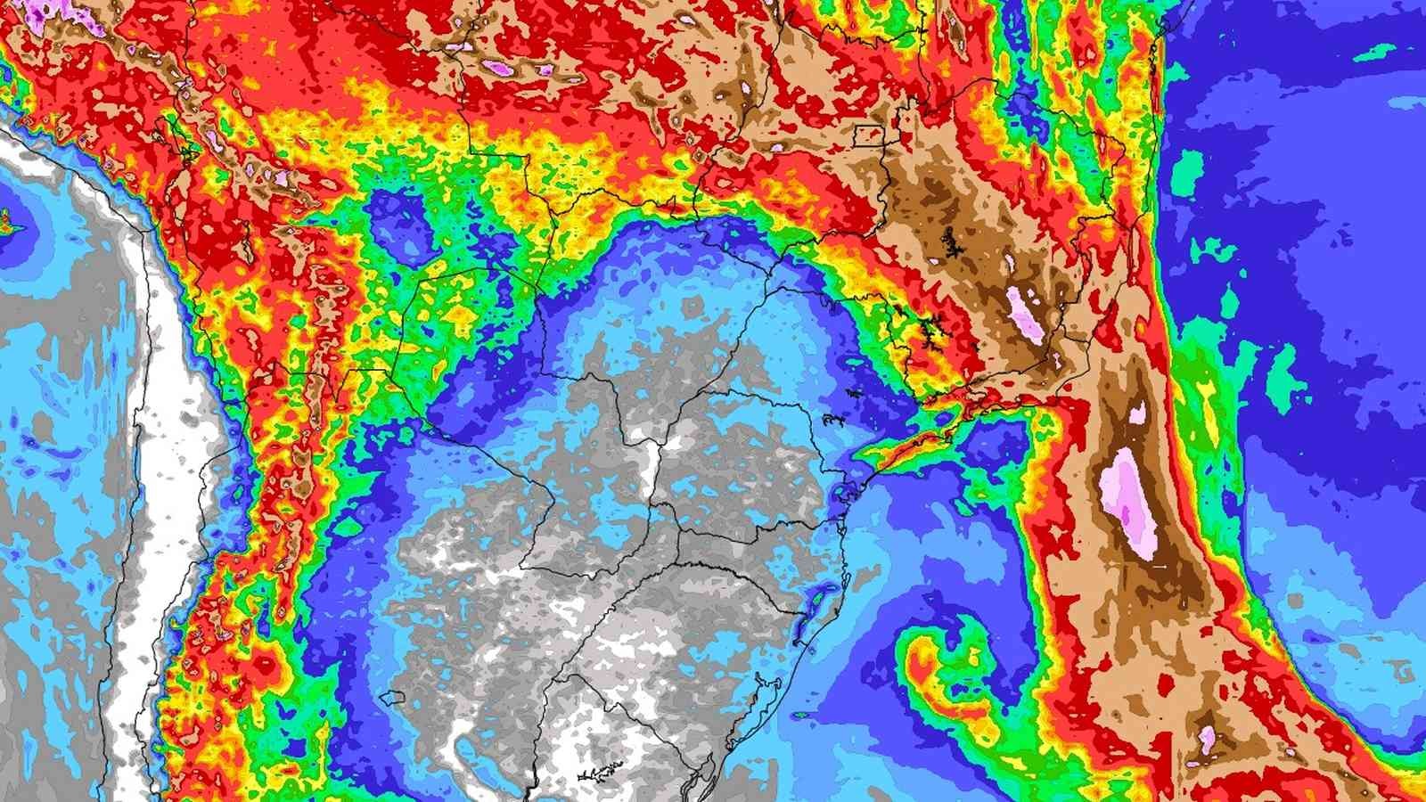 ZCAS causa chuva volumosa em cinco estados e ainda vem muita água Zona de Convergência do Atlântico Sul traz muita chuva entre o Centro-Oeste e o Sudeste com previsão ainda de muita água por vir