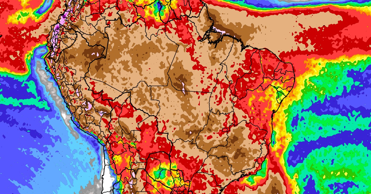 Agricultura: veja a tendência de chuva para 15 dias nas áreas de soja Veja análise com a tendência de chuva para os próximos dias 15 dias nas principais áreas produtoras de soja no Brasil