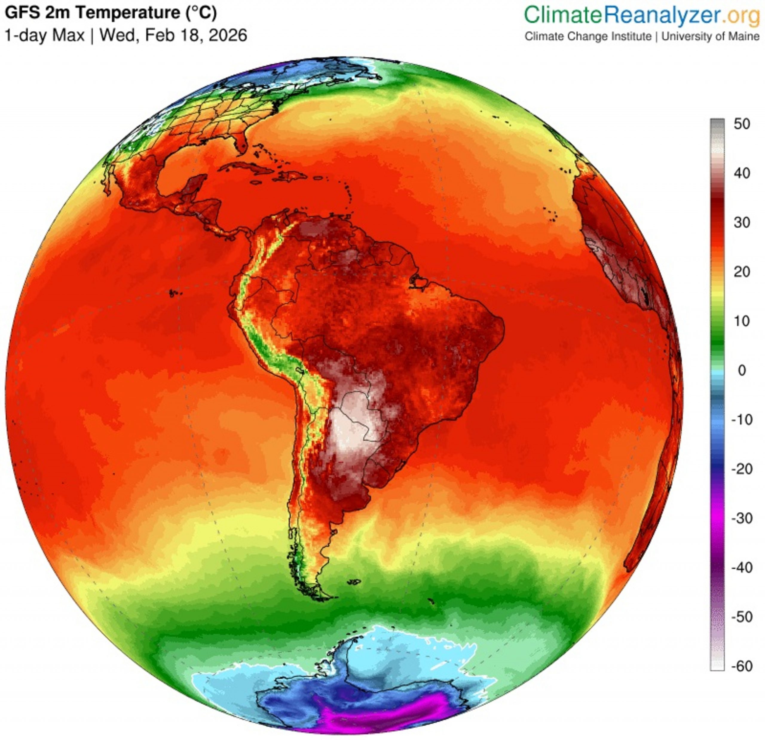 Mapa da bolha de calor