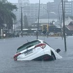 Chuva intensa causa muitos alagamentos e estragos no Litoral Norte gaúcho
