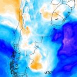 Massa de ar frio na costa traz mais nuvens e temperatura abaixo da média