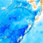 Massa de ar frio traz 2ºC em pleno fim de fevereiro no Sul do Brasil