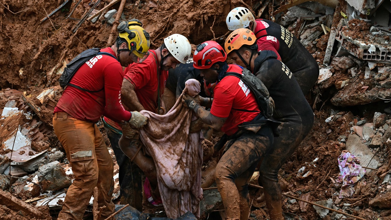 Desastre pela chuva em Minas Gerais