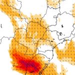 Rio atmosférico vai reforçar instabilidade e favorecer chuva forte e temporais