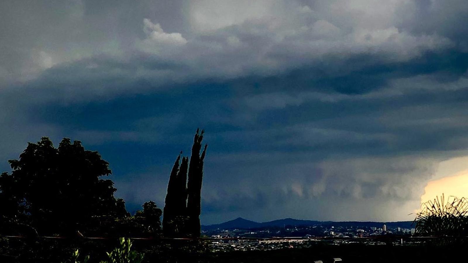 Foto mostra temporais no Rio Grande do Sul