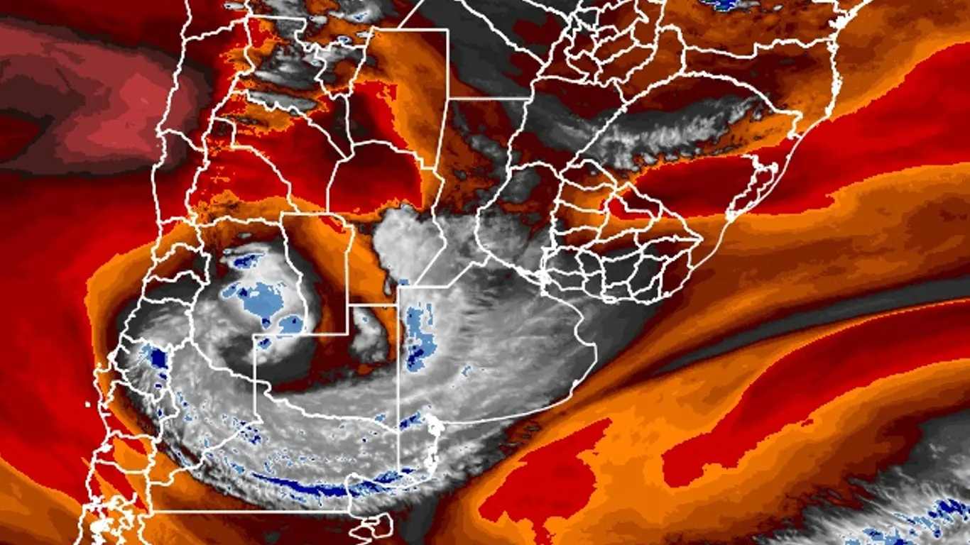 Vórtice ciclônico sobre o continente mexe com o tempo no Cone Sul Vórtice ciclônico ou baixa segregada em médios e altos níveis da atmosfera atua neste fim de semana na Argentina