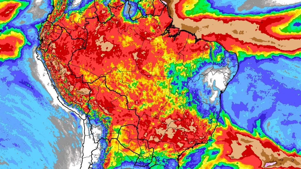 Veja onde mais vai ter chuva no Brasil nesta semana