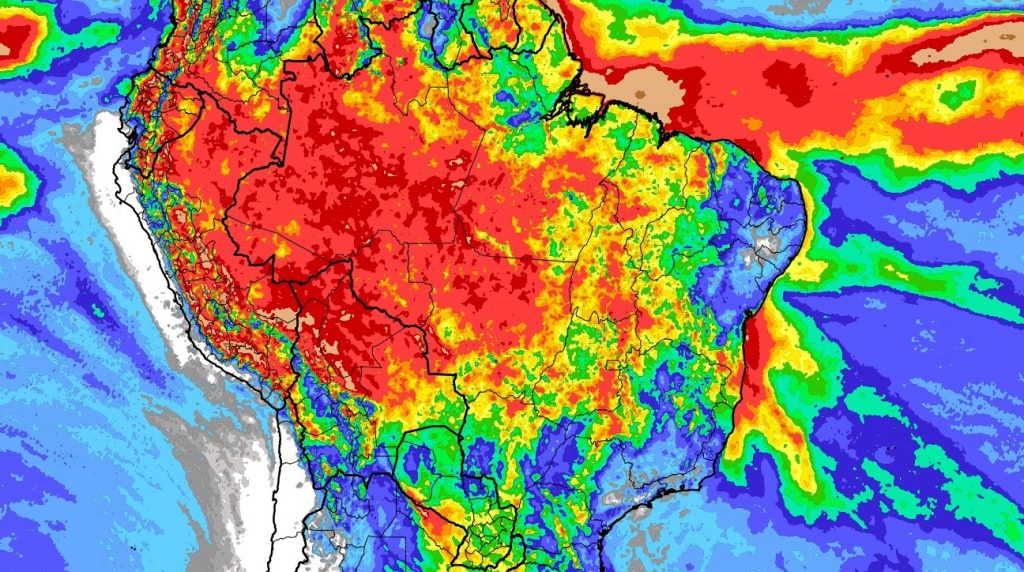 Veja onde mais vai ter chuva no Brasil nesta semana