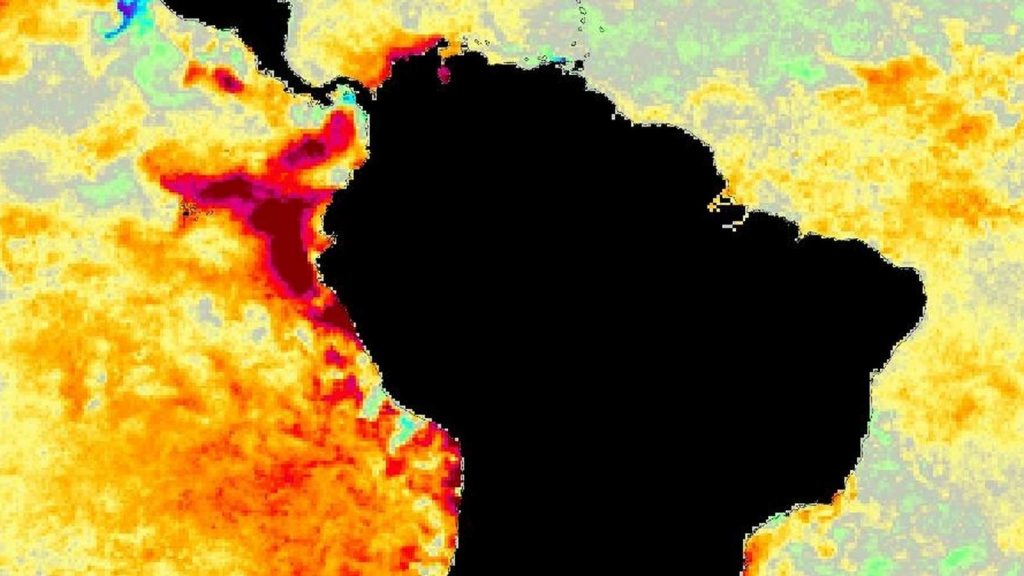 El Niño Costeiro se intensifica na costa do Oeste da América do Sul