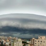 Segunda-feira de alto risco por frente fria e baixa pressão que formará ciclone