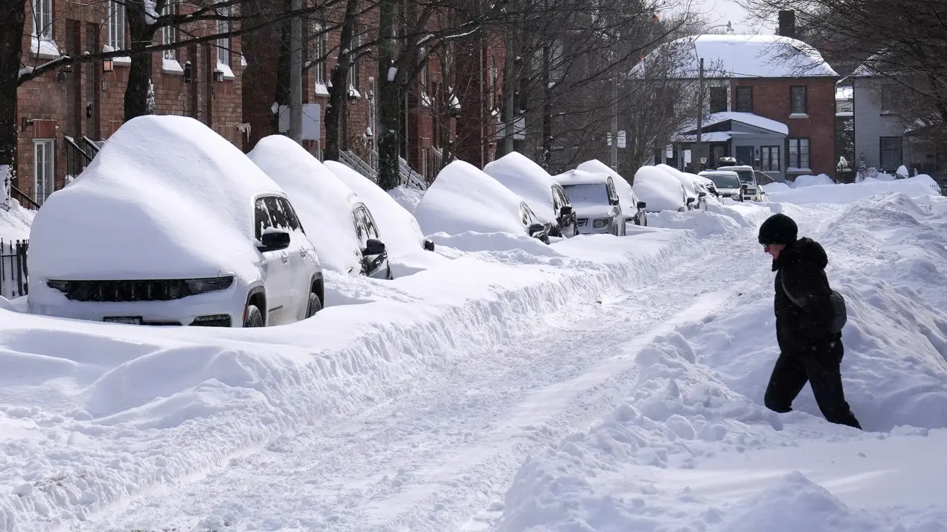 Foto mostra inverno rigoroso no Canadá