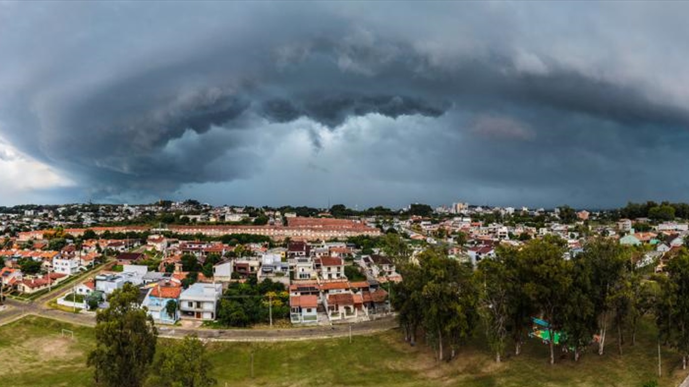 Temporal na fronteira com o Uruguai