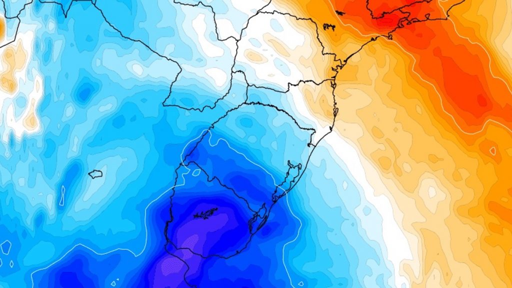 Massa de ar frio que trará primeiro gosto de inverno pode chegar na próxima semana