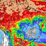 Previsão do tempo: tendência de chuva para dez dias no Brasil
