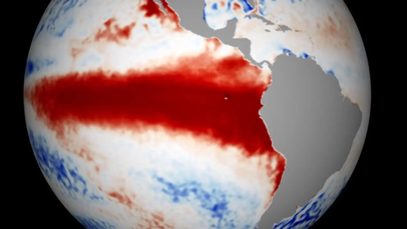 Arte mostra o El Niño no Pacífico 