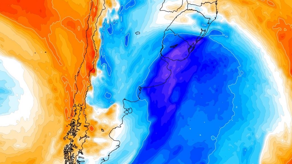 Nova massa de ar frio trará queda de temperatura no Sul e no Sudeste