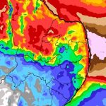 Cenário de perigo por chuva excessiva no Nordeste do Brasil