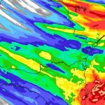 Episódio de chuva atingirá o Sul e o Sudeste do Brasil com até 100 mm