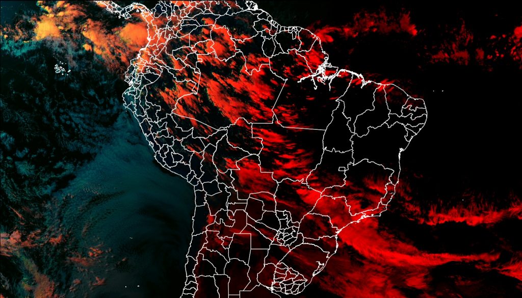 Frente fria avança pelo Centro do Brasil e ar polar invade a Região Sul