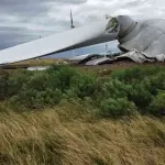 Imagens mostram destruição por violento vendaval na fronteira