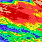 Três estados podem ter chuva acima de 100 mm antes da nova massa polar