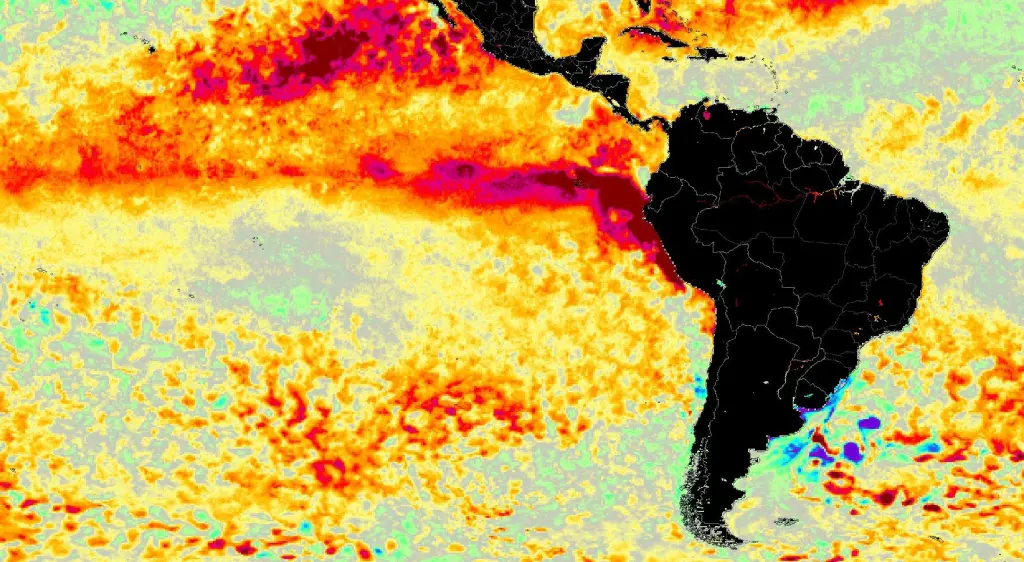 Pacífico atinge marcas de El Niño pela primeira vez sob novo critério da NOAA