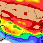 Frente fria afetará três regiões do país com chuva volumosa de até 150 mm