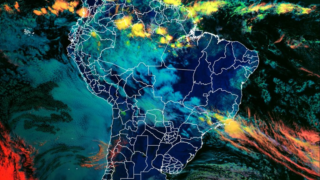 Frente fria causa chuva forte no Sudeste enquanto ar polar gela o Sul