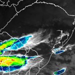 Frente quente com temporais começa a se formar no Uruguai