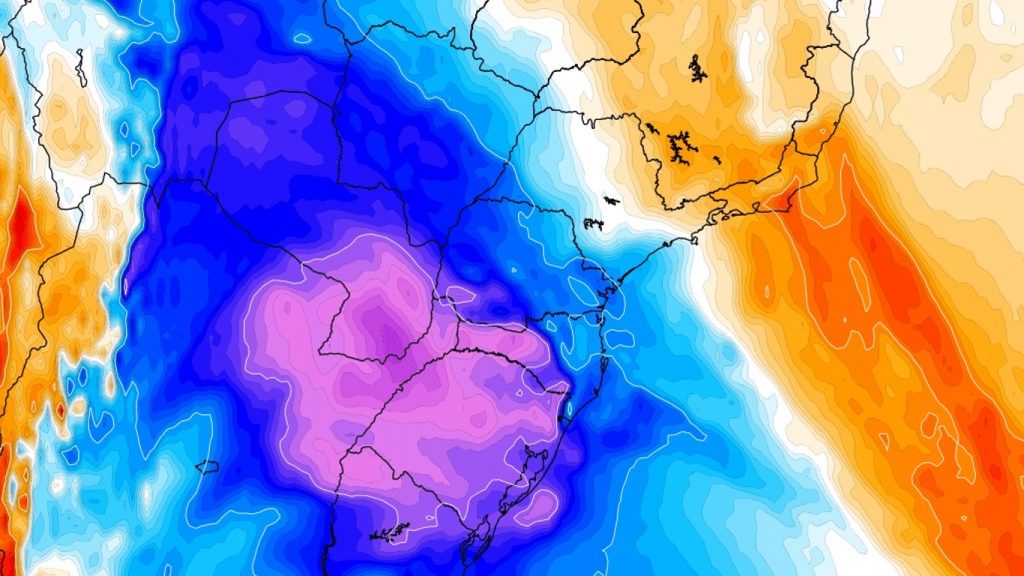 Massa de ar frio chega e vai trazer vários dias seguidos com cara de inverno