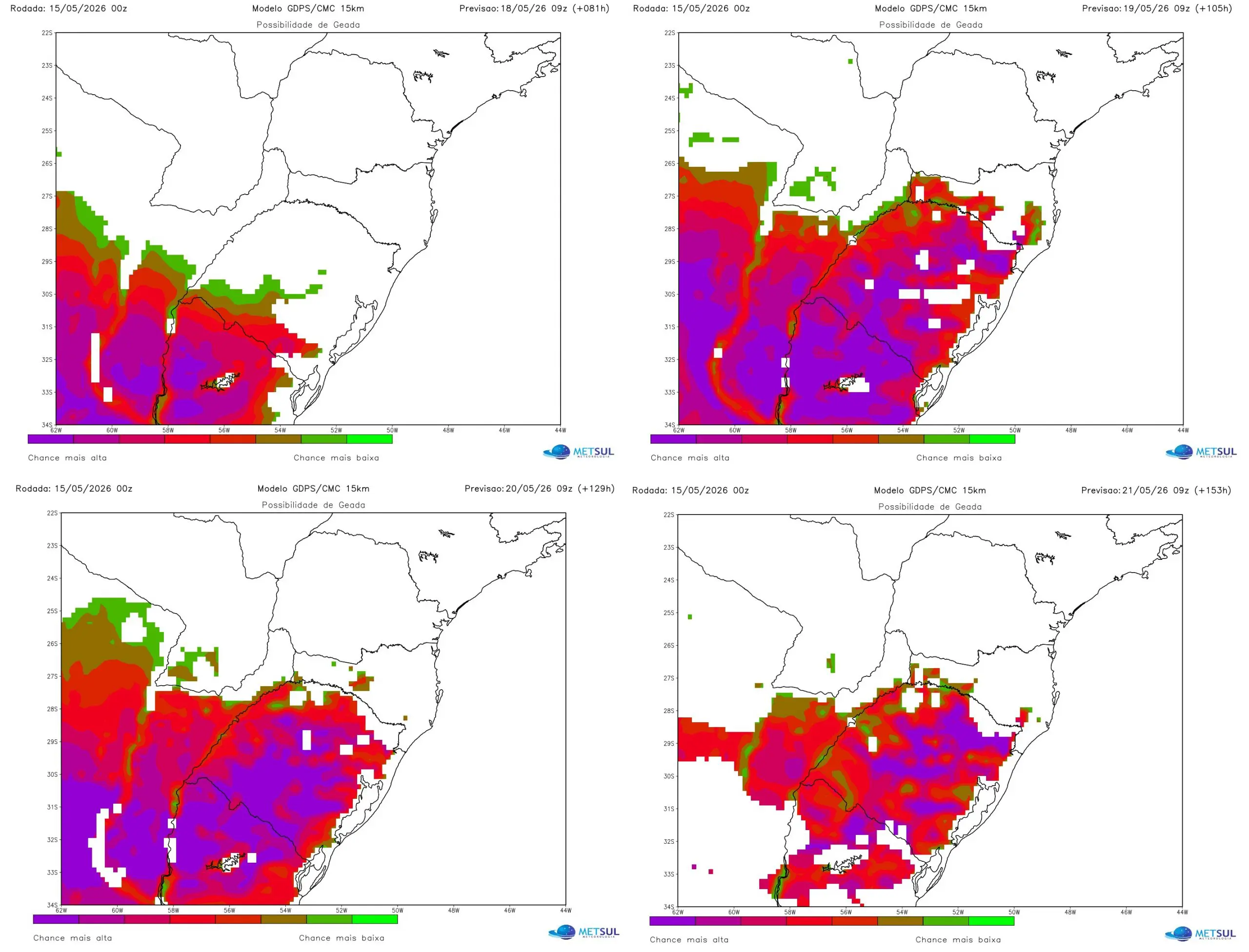 Mapas de geada