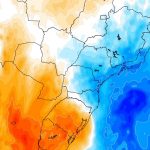 Nova massa de ar frio vai impactar mais o Sudeste que o Sul do Brasil