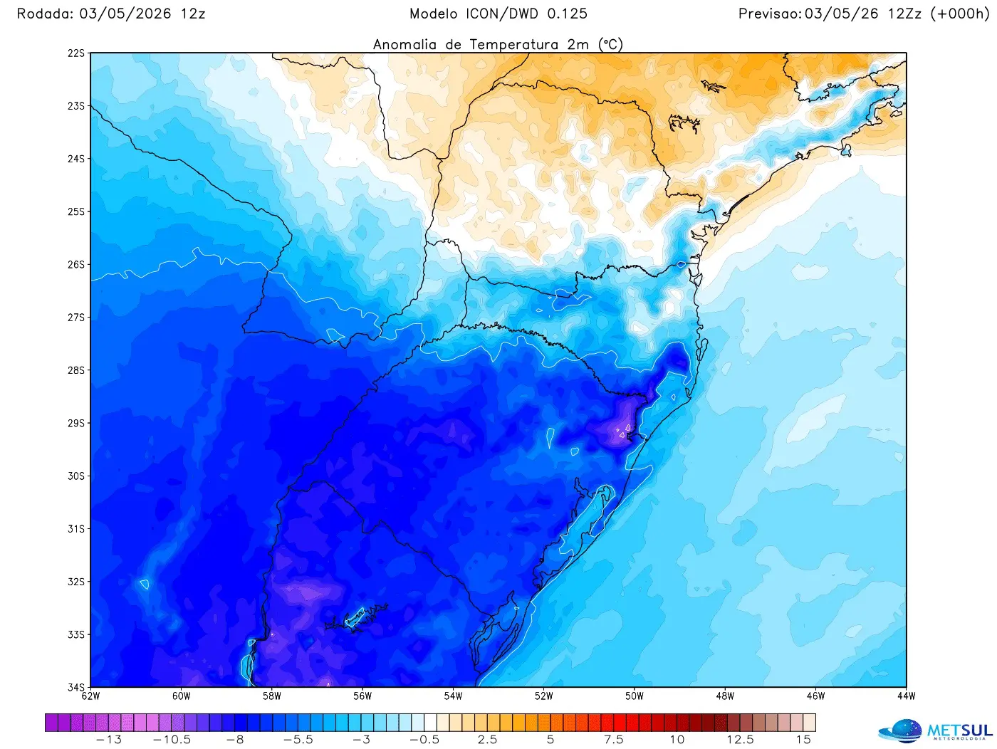 Mapa de temperatura