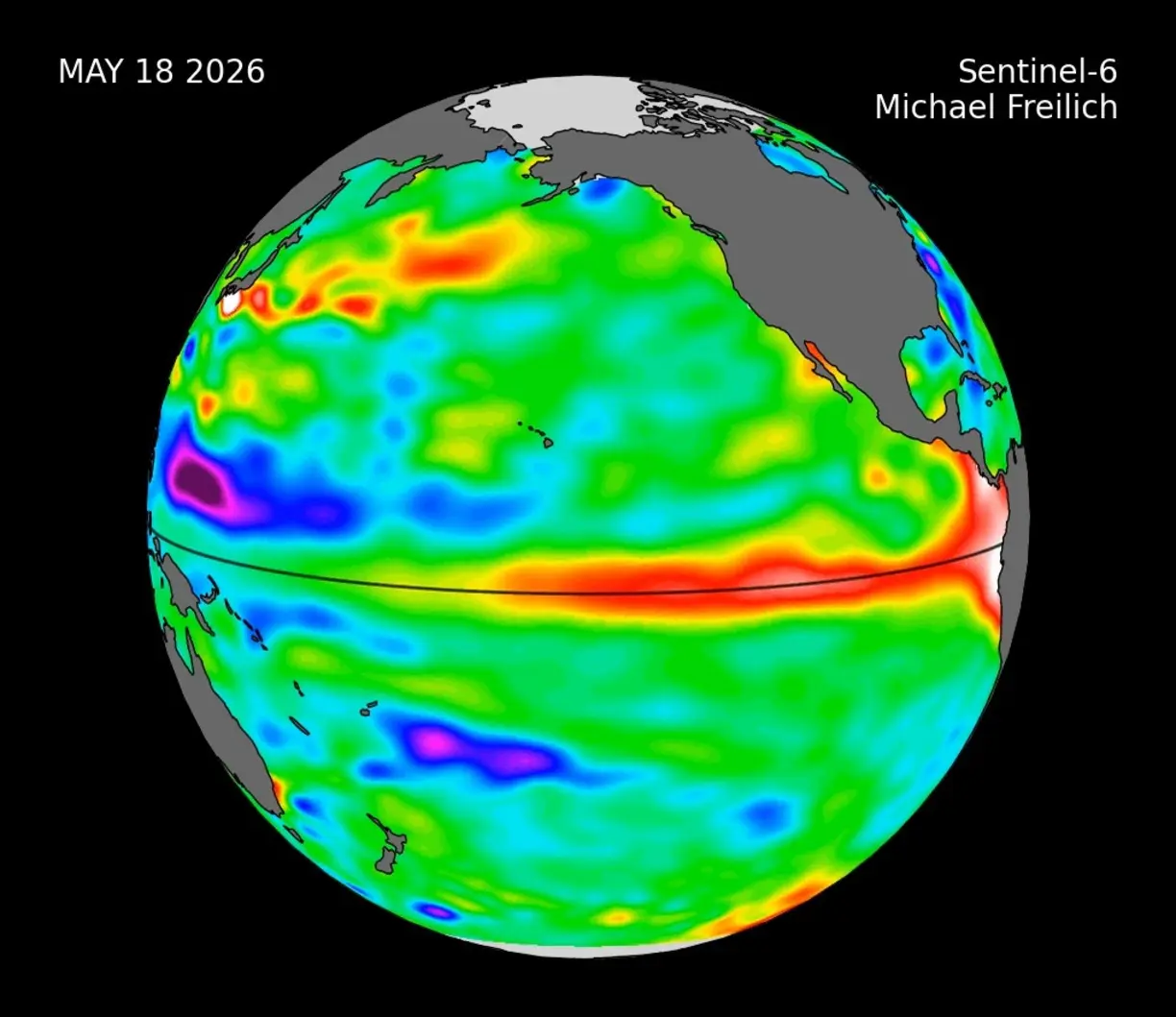 Mapa do El Niño