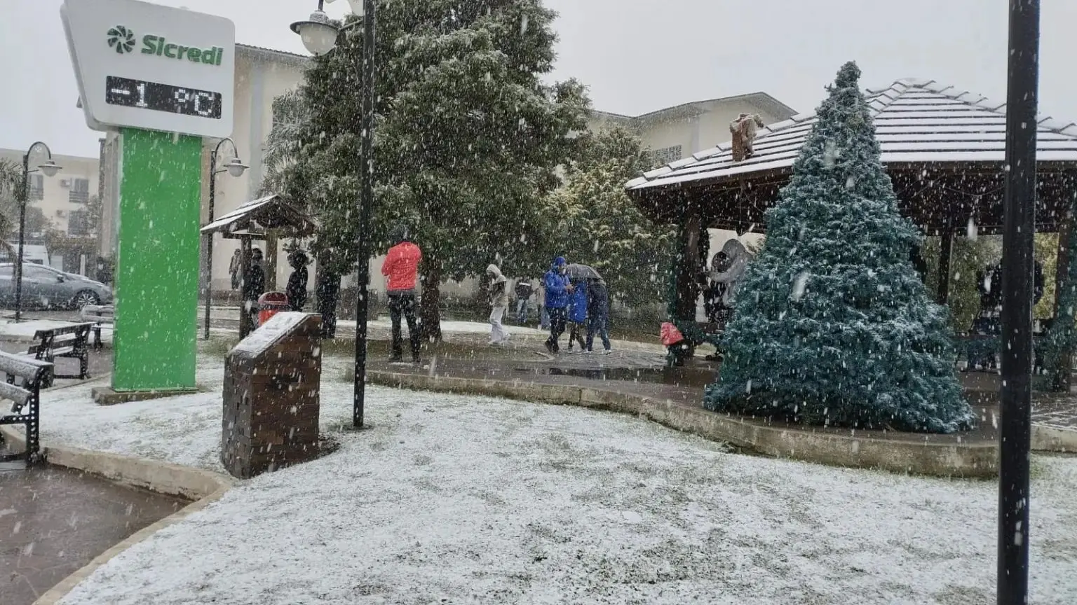 Neve em São José dos Ausentes em 29 de maio de 2025