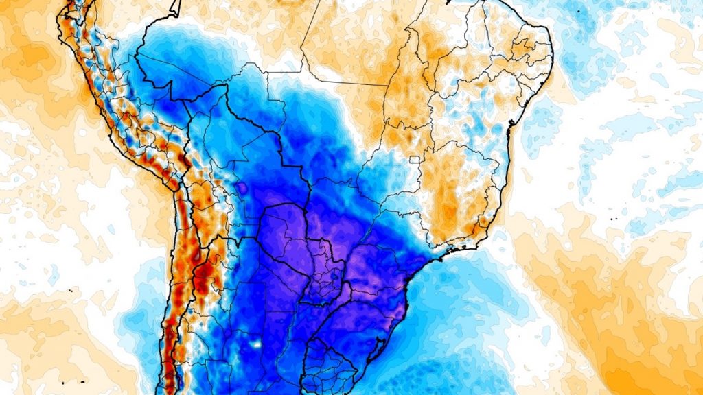 Massa de ar polar alcança 11 estados e leva frio até à floresta amazônica