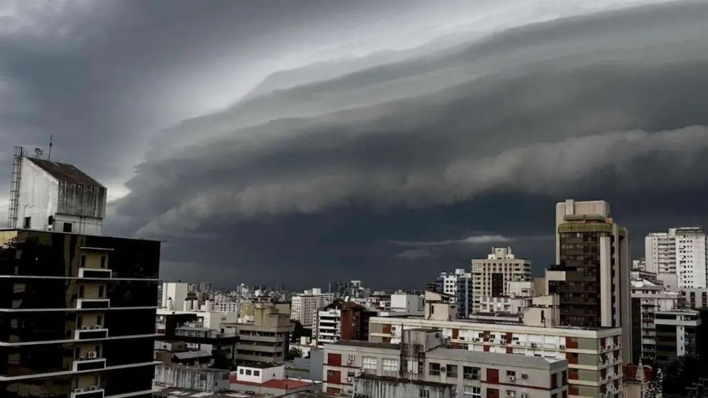 Sucessão de reviravoltas do tempo terminará com tempestades severas