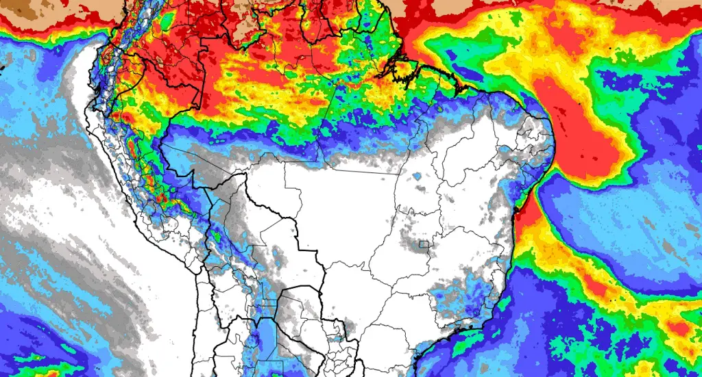 Veja onde mais vai ter chuva no Brasil nesta semana