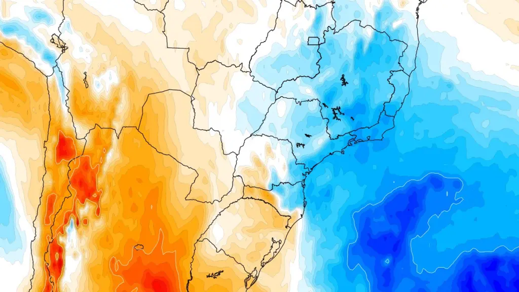 Massa de ar frio avança pela costa brasileira e atingirá nove estados