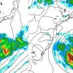 Semana terá dois ciclones com chuva frequente e pouco frio