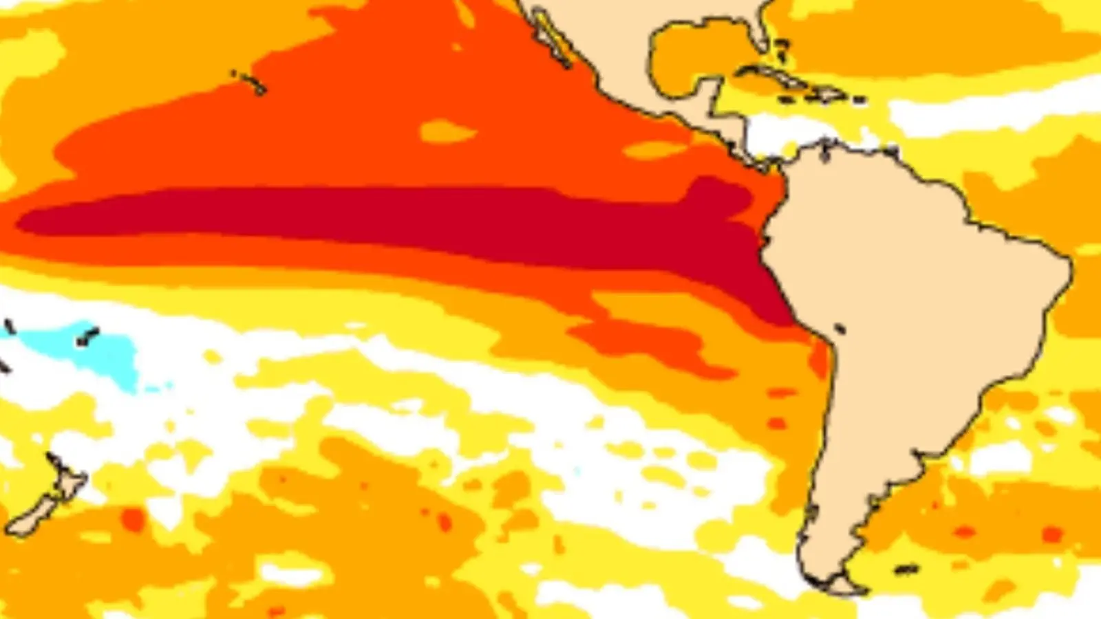 Mapa do El Niño