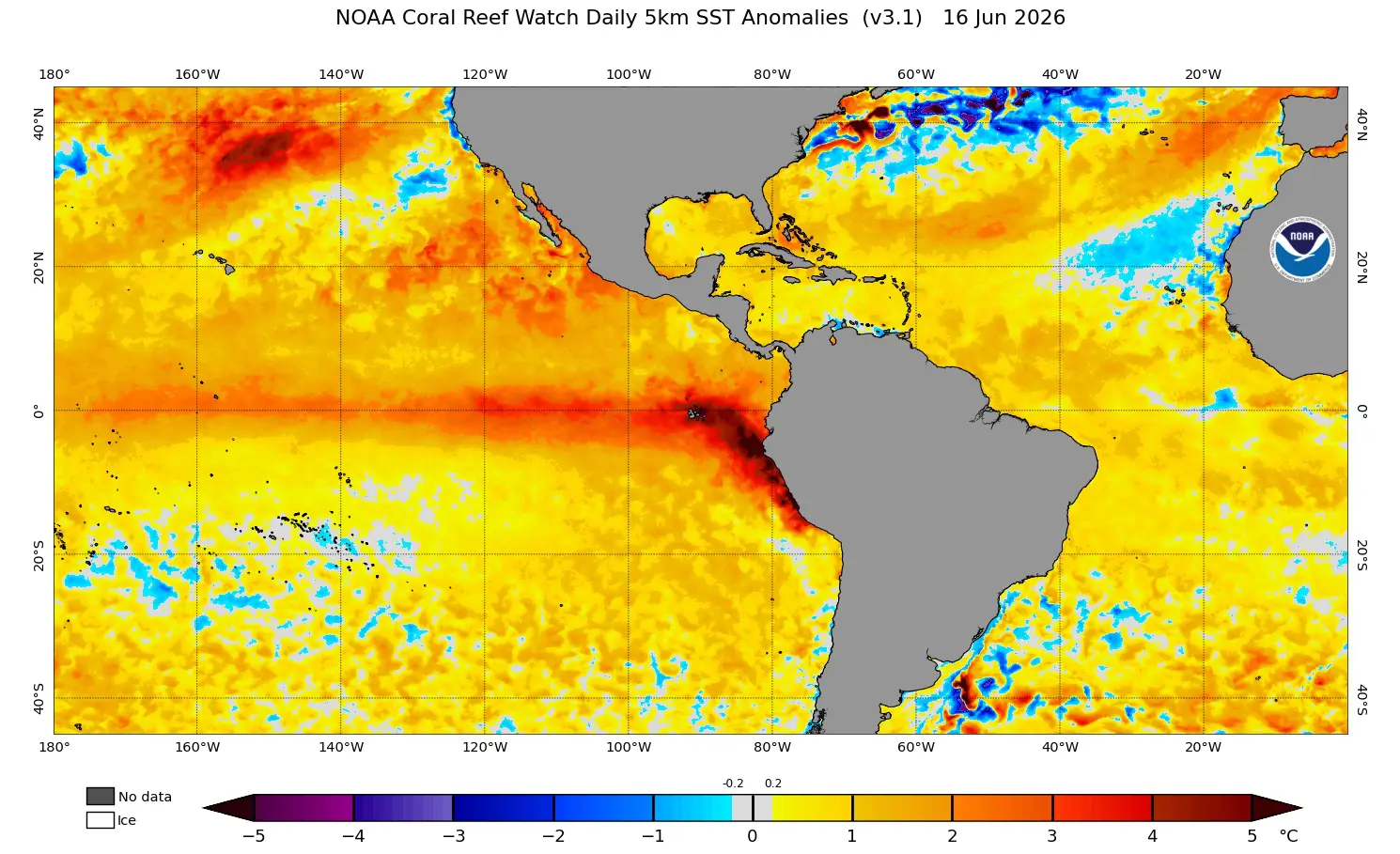 Mapa do El Niño
